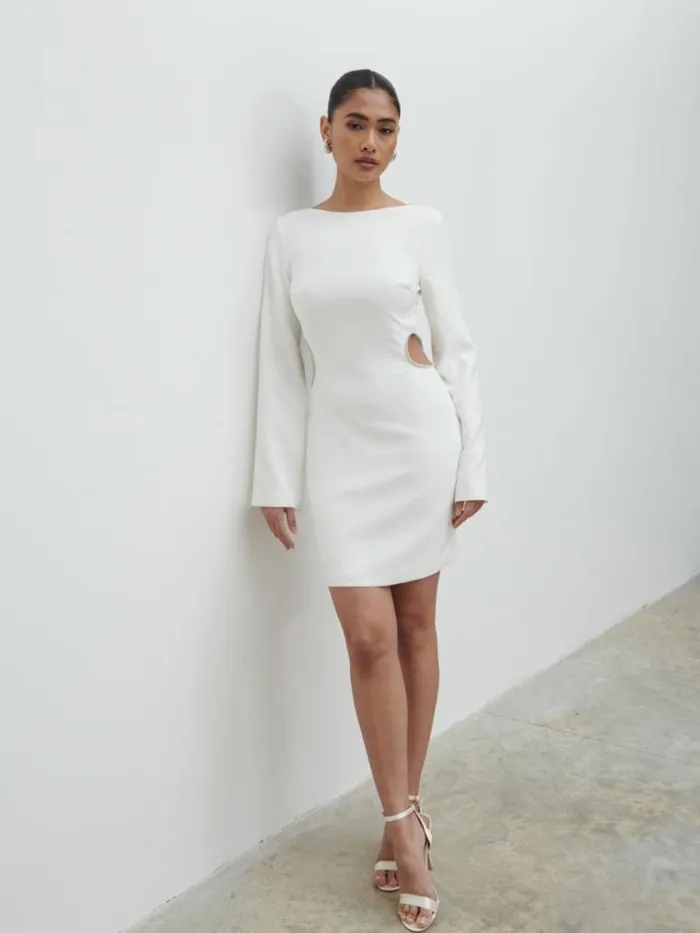 Pretty Lavish Hen Do Reina Mini Dress White 8211 Women
