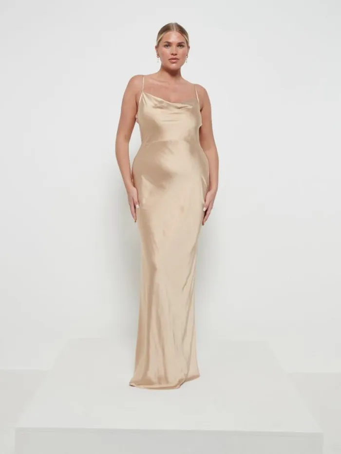 Pretty Lavish Satin Bridesmaid Dresses Keisha Maxi Bridesmaid Dress Bronze 8211 Women Pretty Lavish Satin Bridesmaid Dresses Keisha Maxi Bridesmaid Dress Bronze 8211 Women