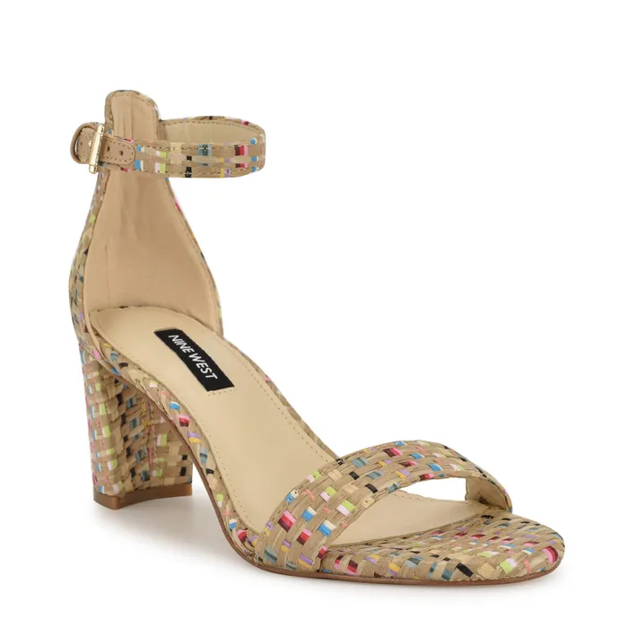 Pruce Ankle Strap Block Heel Sandals Pruce Ankle Strap Block Heel Sandals