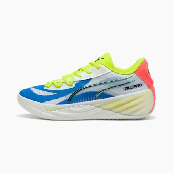 Puma Basketball AllPro NITRO 039s Basketball Shoes Puma Whiteyellow Alertpink Alert 8211 Men Puma Basketball AllPro NITRO 039s Basketball Shoes Puma Whiteyellow Alertpink Alert 8211 Men