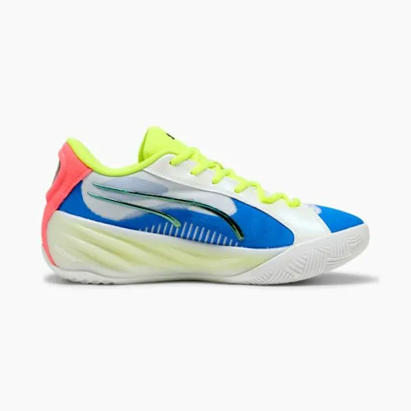 Puma Basketball AllPro NITRO 039s Basketball Shoes Puma Whiteyellow Alertpink Alert 8211 Men