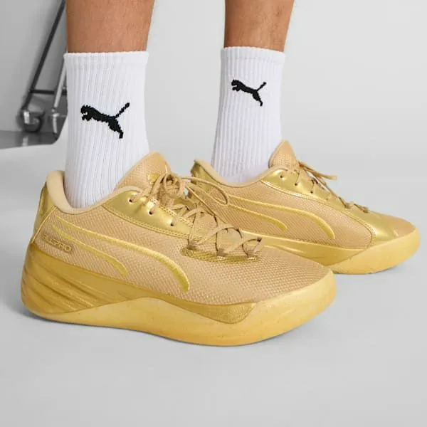 Puma Basketball AllPro NITRO Gold Rush Basketball Shoes Puma Goldfor All Time Red 8211 Women Puma Basketball AllPro NITRO Gold Rush Basketball Shoes Puma Goldfor All Time Red 8211 Women