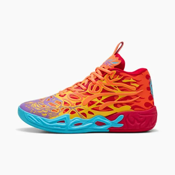 Puma Basketball PUMA X LAMELO BALL MB04 Phoenix 039s Basketball Shoes Puma Redorange Glowfluro Orange Pespurple Glimmer 8211 Men Puma Basketball PUMA X LAMELO BALL MB04 Phoenix 039s Basketball Shoes Puma Redorange Glowfluro Orange Pespurple Glimmer 8211 Men