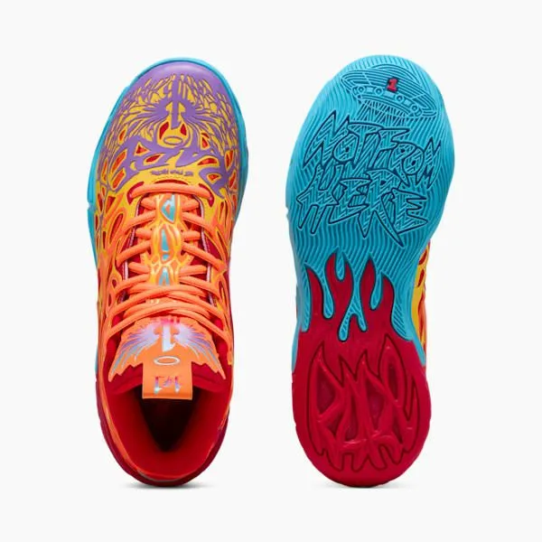 Puma Basketball PUMA X LAMELO BALL MB04 Phoenix 039s Basketball Shoes Puma Redorange Glowfluro Orange Pespurple Glimmer 8211 Men Puma Basketball PUMA X LAMELO BALL MB04 Phoenix 039s Basketball Shoes Puma Redorange Glowfluro Orange Pespurple Glimmer 8211 Men