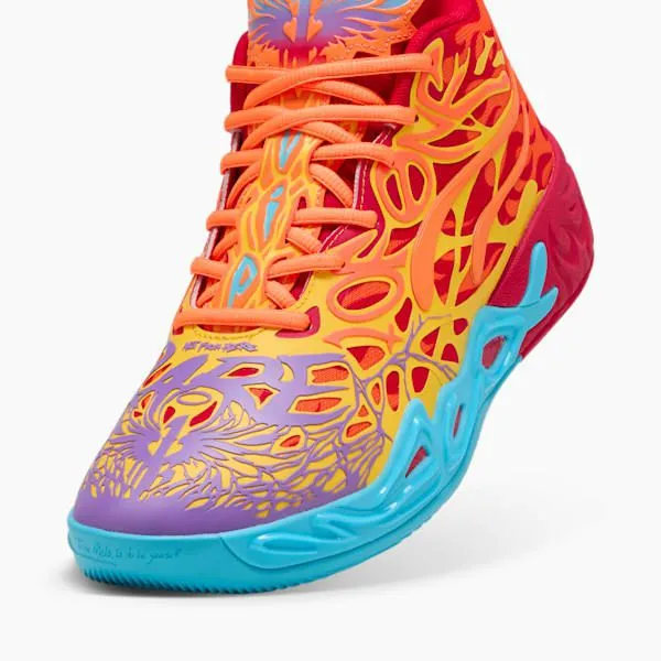 Puma Basketball PUMA X LAMELO BALL MB04 Phoenix 039s Basketball Shoes Puma Redorange Glowfluro Orange Pespurple Glimmer 8211 Men Puma Basketball PUMA X LAMELO BALL MB04 Phoenix 039s Basketball Shoes Puma Redorange Glowfluro Orange Pespurple Glimmer 8211 Men