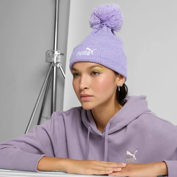Puma Hats and Beanies 1 Logo 039s Ribbed Knit Beanie Lilac Chiffon 8211 Women Puma Hats and Beanies 1 Logo 039s Ribbed Knit Beanie Lilac Chiffon 8211 Women