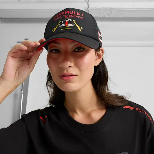 Puma Hats and Beanies F1 X DTS X PUMA Trucker Cap Puma Black 8211 Women