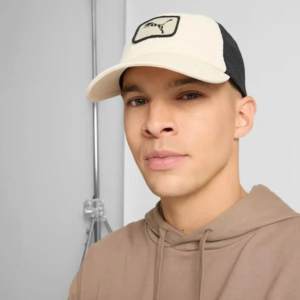 Puma Hats and Beanies Retro Trucker Cap Ivory 8211 Women