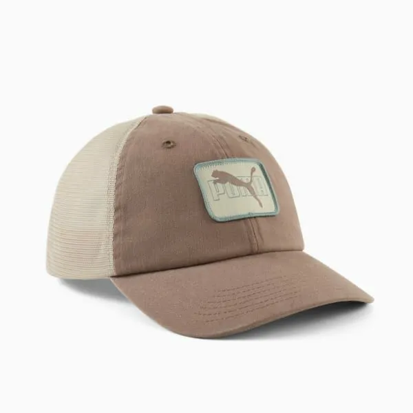Puma Hats and Beanies Retro Trucker Cap Medium Brown 8211 Women