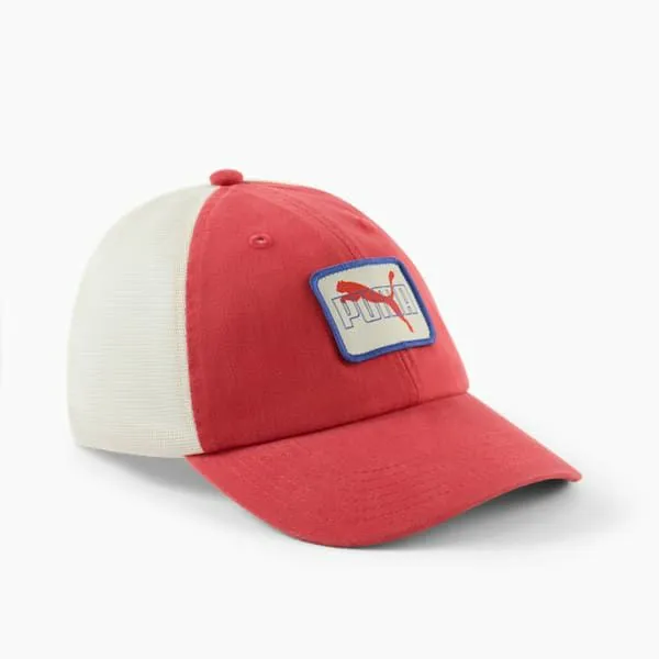 Puma Hats and Beanies Retro Trucker Cap Medium Red 8211 Women