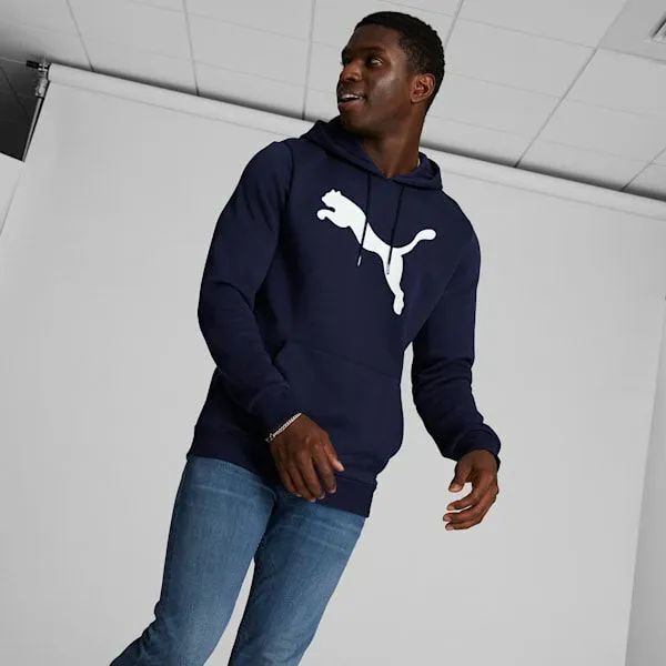 Puma Hoodies and Sweatshirts Big Cat Logo 039s Hoodie Puma Navy 8211 Men