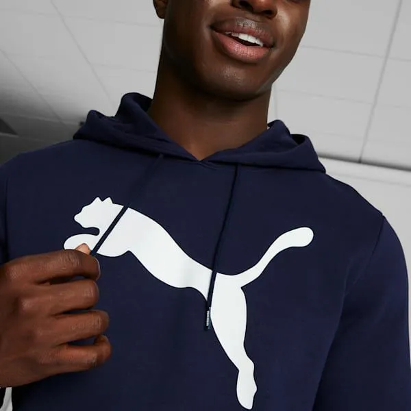 Puma Hoodies and Sweatshirts Big Cat Logo 039s Hoodie Puma Navy 8211 Men