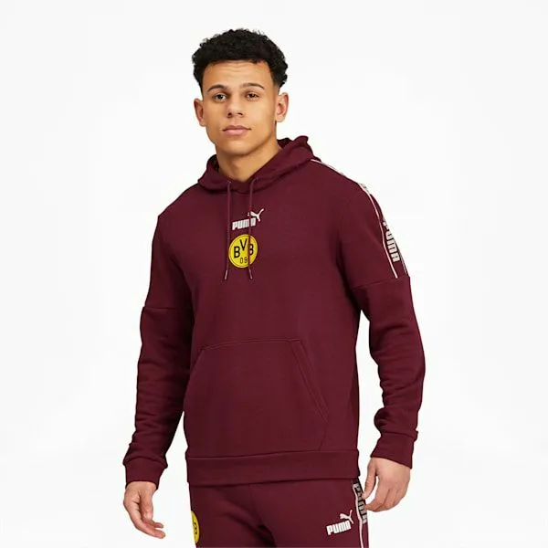 Puma Hoodies and Sweatshirts BVB FtblCULTURE 039s Hoodie Burgundycyber Yellow 8211 Men Puma Hoodies and Sweatshirts BVB FtblCULTURE 039s Hoodie Burgundycyber Yellow 8211 Men
