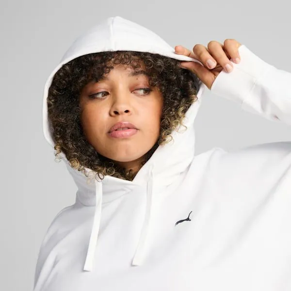 Puma Hoodies and Sweatshirts Essentials 039s Relaxed Hoodie Puma White 8211 Women