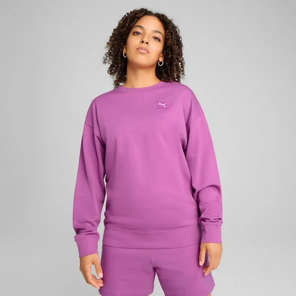 Puma Hoodies and Sweatshirts Essentials Elevated 039s Comfort Crew Sweatshirt Wild Berry 8211 Women Puma Hoodies and Sweatshirts Essentials Elevated 039s Comfort Crew Sweatshirt Wild Berry 8211 Women