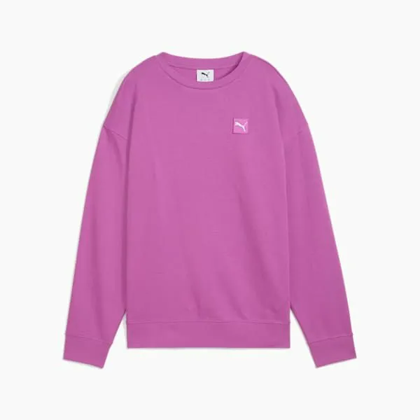 Puma Hoodies and Sweatshirts Essentials Elevated 039s Comfort Crew Sweatshirt Wild Berry 8211 Women Puma Hoodies and Sweatshirts Essentials Elevated 039s Comfort Crew Sweatshirt Wild Berry 8211 Women