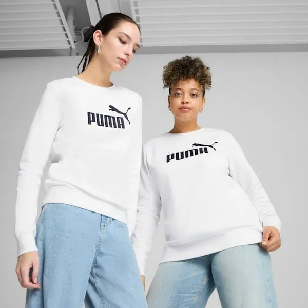 Puma Hoodies and Sweatshirts Essentials No 1 Logo 039s Crew Sweater Puma White 8211 Women Puma Hoodies and Sweatshirts Essentials No 1 Logo 039s Crew Sweater Puma White 8211 Women