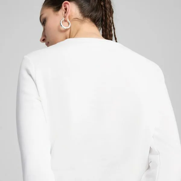 Puma Hoodies and Sweatshirts Essentials No 1 Logo 039s Crew Sweater Puma White 8211 Women Puma Hoodies and Sweatshirts Essentials No 1 Logo 039s Crew Sweater Puma White 8211 Women