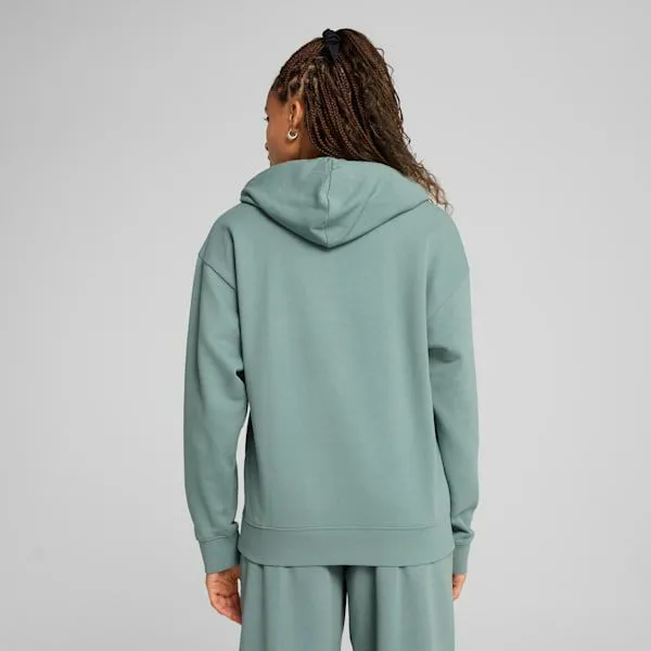 Puma Hoodies and Sweatshirts Essentials Script 039s Comfort Hoodie Green Moon 8211 Women Puma Hoodies and Sweatshirts Essentials Script 039s Comfort Hoodie Green Moon 8211 Women