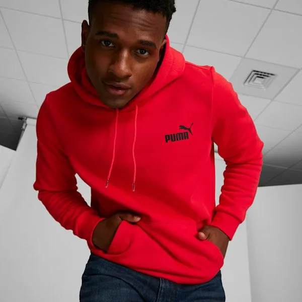 Puma Hoodies and Sweatshirts Essentials Small Logo 039s Hoodie High Risk Red 8211 Men Puma Hoodies and Sweatshirts Essentials Small Logo 039s Hoodie High Risk Red 8211 Men