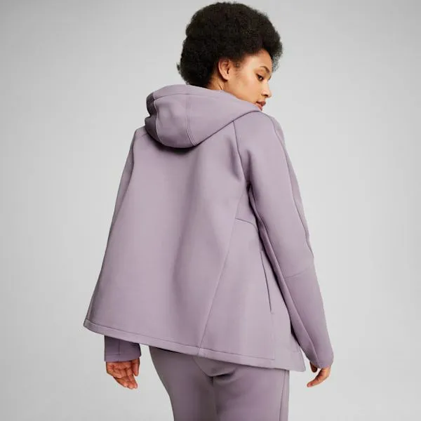 Puma Hoodies and Sweatshirts EvoSTRIPE 039s ZipUp Sweatshirt Pale Plum 8211 Women Puma Hoodies and Sweatshirts EvoSTRIPE 039s ZipUp Sweatshirt Pale Plum 8211 Women