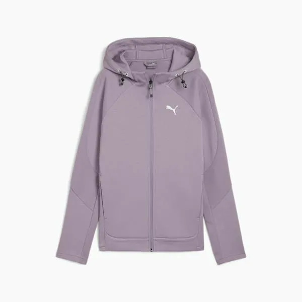Puma Hoodies and Sweatshirts EvoSTRIPE 039s ZipUp Sweatshirt Pale Plum 8211 Women Puma Hoodies and Sweatshirts EvoSTRIPE 039s ZipUp Sweatshirt Pale Plum 8211 Women