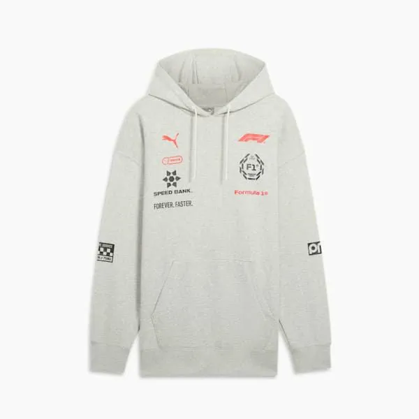 Puma Hoodies and Sweatshirts F1 Las Vegas 039s Motorsport Hoodie Light Gray Heather 8211 Men Puma Hoodies and Sweatshirts F1 Las Vegas 039s Motorsport Hoodie Light Gray Heather 8211 Men