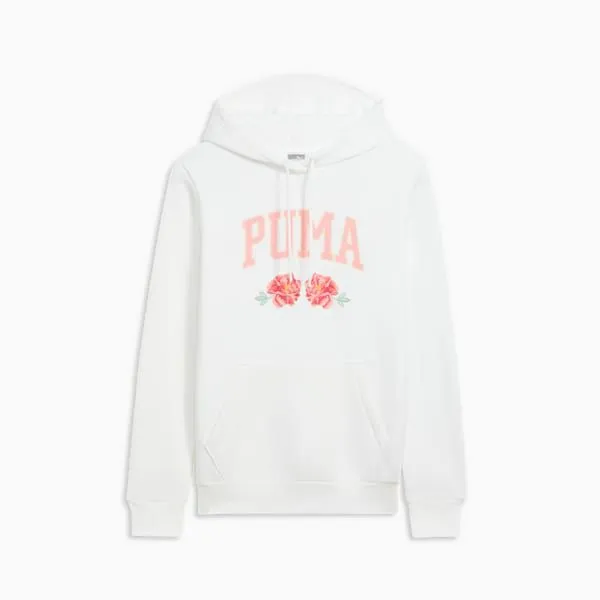 Puma Hoodies and Sweatshirts Faux Embroidered Floral 039s Hoodie Puma White 8211 Women Puma Hoodies and Sweatshirts Faux Embroidered Floral 039s Hoodie Puma White 8211 Women
