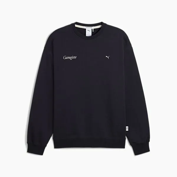 Puma Hoodies and Sweatshirts MMQ 039s Graphic Crew New Navy 8211 Men