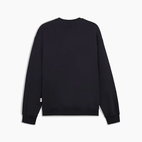 Puma Hoodies and Sweatshirts MMQ 039s Graphic Crew New Navy 8211 Men
