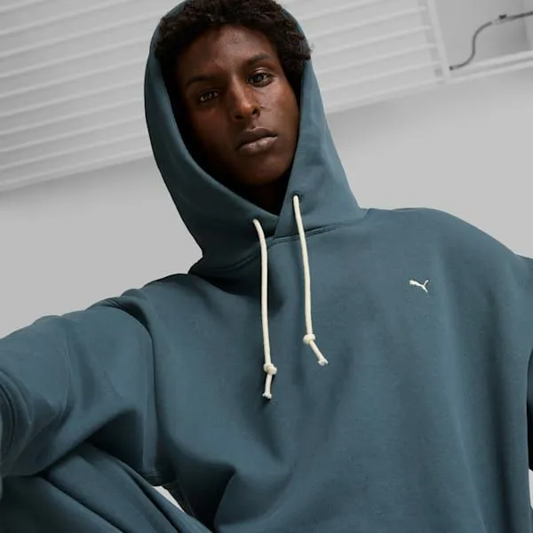 Puma Hoodies and Sweatshirts MMQ 039s Hoodie Gray Skies 8211 Men