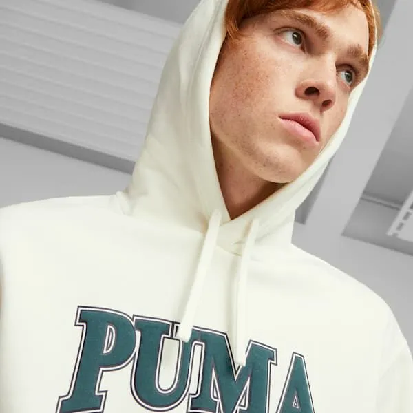 Puma Hoodies and Sweatshirts PUMA Squad 039s Hoodie Warm White 8211 Men