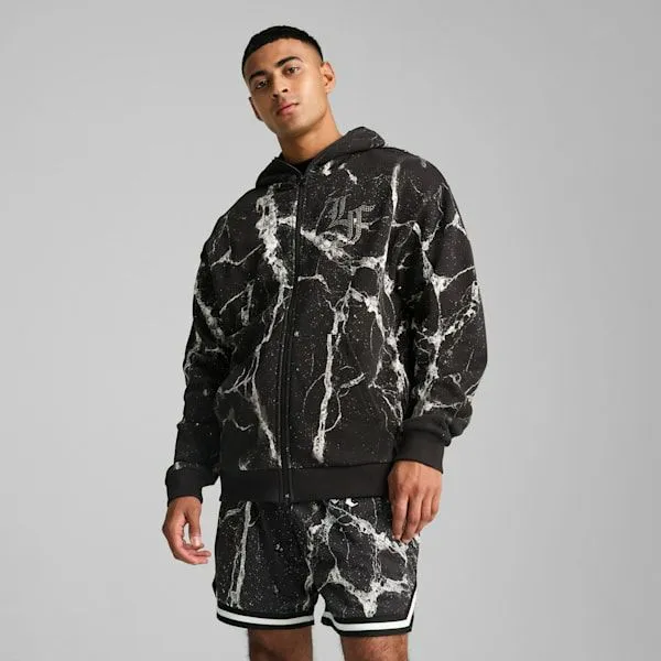 Puma Hoodies and Sweatshirts PUMA X LAMELO BALL LaFranc Written In Chrome 039s Hoodie Puma Blackpuma White Aop 8211 Men Puma Hoodies and Sweatshirts PUMA X LAMELO BALL LaFranc Written In Chrome 039s Hoodie Puma Blackpuma White Aop 8211 Men