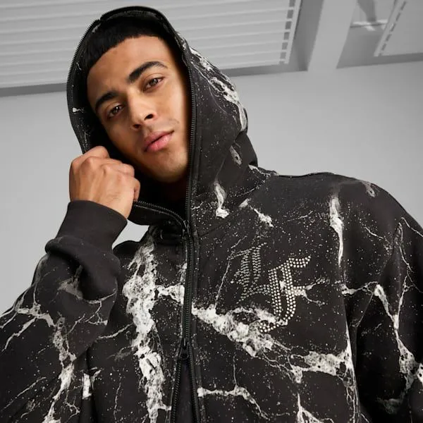 Puma Hoodies and Sweatshirts PUMA X LAMELO BALL LaFranc Written In Chrome 039s Hoodie Puma Blackpuma White Aop 8211 Men Puma Hoodies and Sweatshirts PUMA X LAMELO BALL LaFranc Written In Chrome 039s Hoodie Puma Blackpuma White Aop 8211 Men