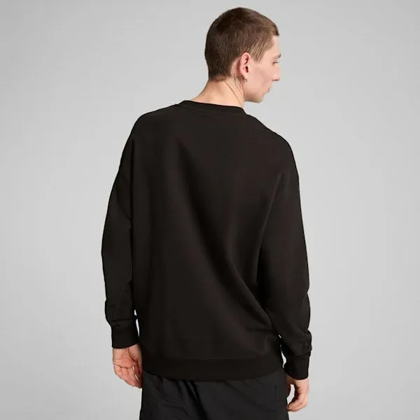Puma Hoodies and Sweatshirts WARDROBE ESSENTIALS 039s Relaxed Crew Puma Black 8211 Men Puma Hoodies and Sweatshirts WARDROBE ESSENTIALS 039s Relaxed Crew Puma Black 8211 Men