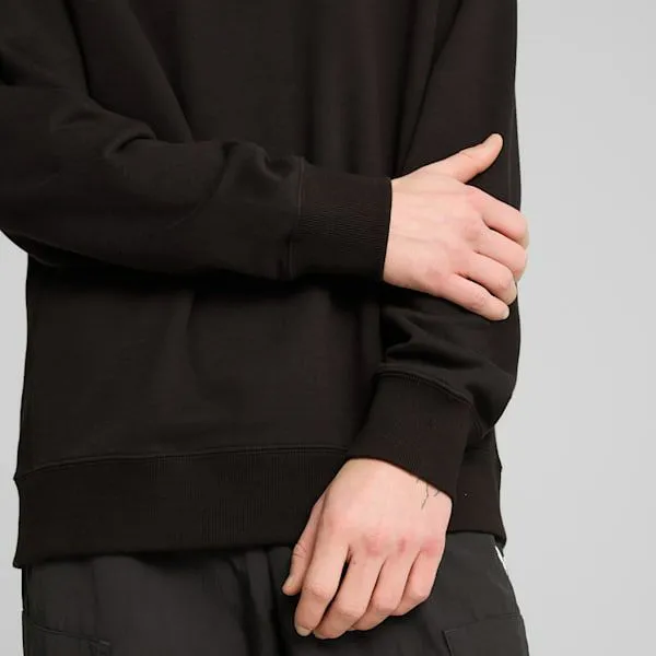Puma Hoodies and Sweatshirts WARDROBE ESSENTIALS 039s Relaxed Crew Puma Black 8211 Men Puma Hoodies and Sweatshirts WARDROBE ESSENTIALS 039s Relaxed Crew Puma Black 8211 Men