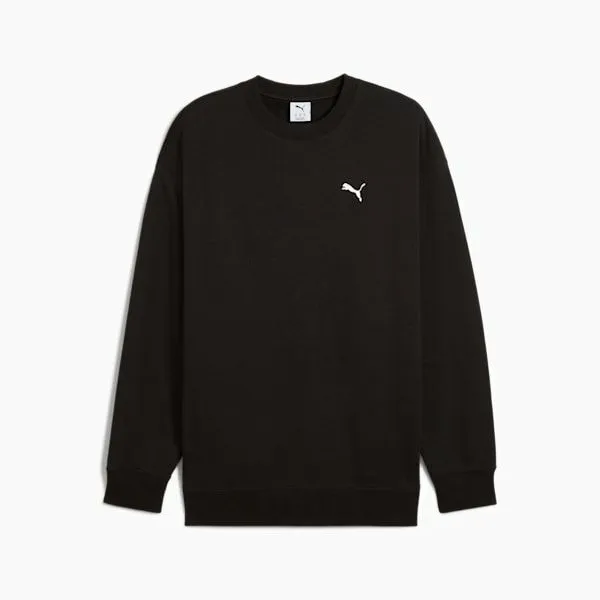 Puma Hoodies and Sweatshirts WARDROBE ESSENTIALS 039s Relaxed Crew Puma Black 8211 Men Puma Hoodies and Sweatshirts WARDROBE ESSENTIALS 039s Relaxed Crew Puma Black 8211 Men