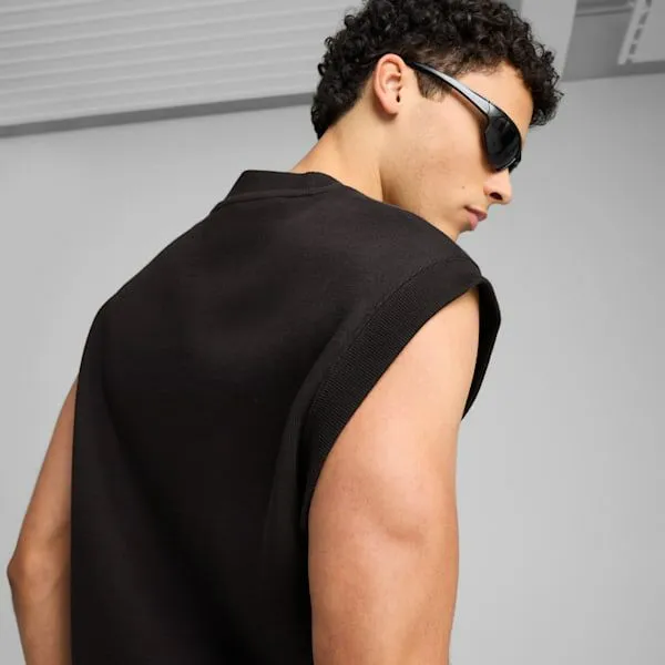 Puma Hoodies and Sweatshirts WARDROBE ESSENTIALS 039s Relaxed Vest Puma Black 8211 Men Puma Hoodies and Sweatshirts WARDROBE ESSENTIALS 039s Relaxed Vest Puma Black 8211 Men