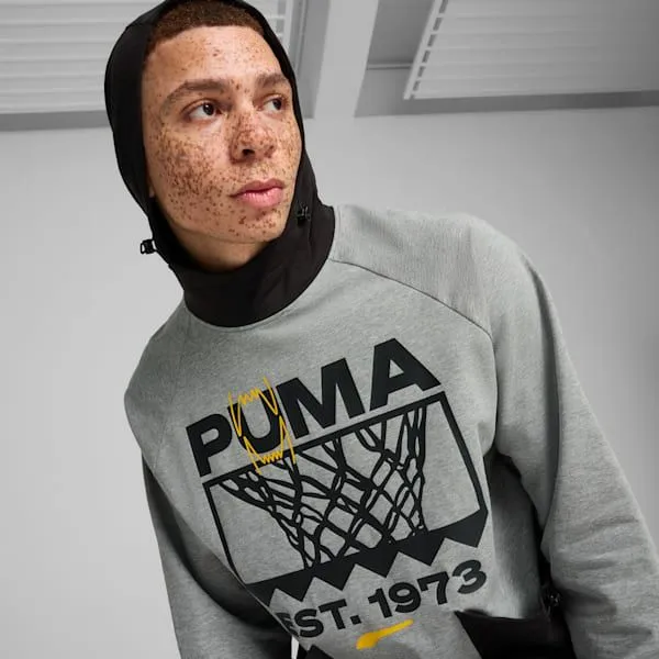 Puma Hoodies and Sweatshirts Winning Shot 039s Basketball Hoodie Medium Gray Heather 8211 Men Puma Hoodies and Sweatshirts Winning Shot 039s Basketball Hoodie Medium Gray Heather 8211 Men