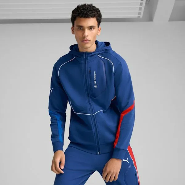 Puma Jackets and Outerwear BMW M Motorsport 039s Hooded Jacket Pro Bluem Color 8211 Men Puma Jackets and Outerwear BMW M Motorsport 039s Hooded Jacket Pro Bluem Color 8211 Men