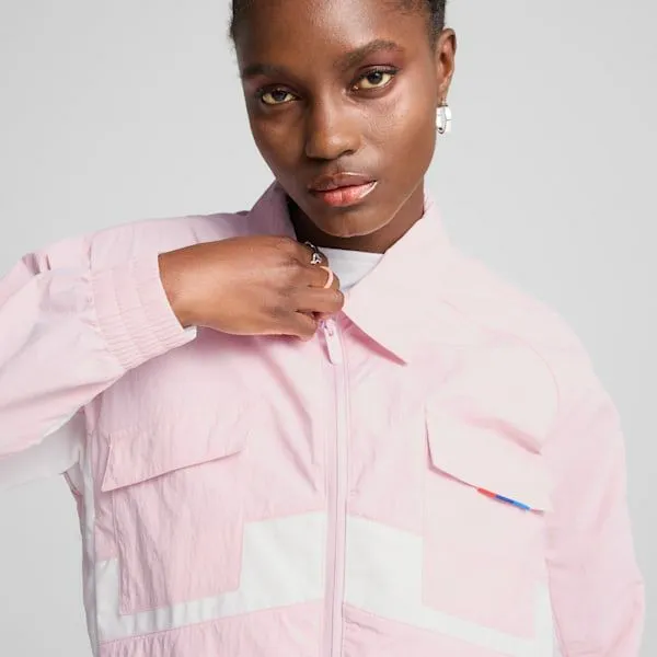 Puma Jackets and Outerwear BMW M Motorsport 039s Woven Jacket Rose Mauve 8211 Women Puma Jackets and Outerwear BMW M Motorsport 039s Woven Jacket Rose Mauve 8211 Women