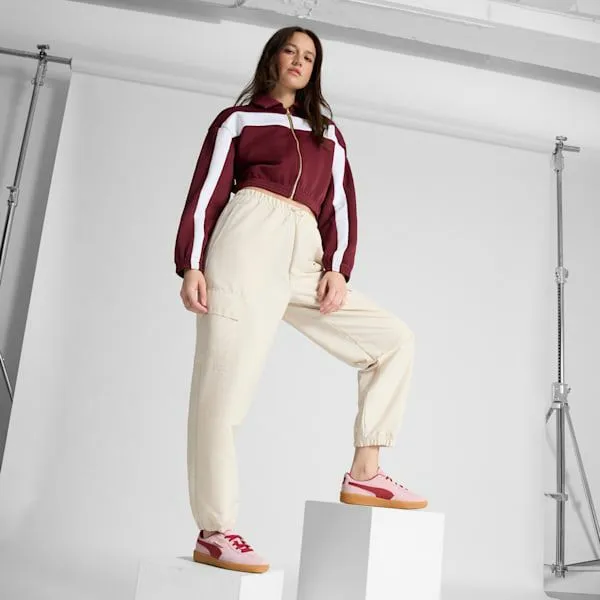 Puma Jackets and Outerwear PUMA 039s Relaxed Crop Track Jacket Ruby Shimmer 8211 Women Puma Jackets and Outerwear PUMA 039s Relaxed Crop Track Jacket Ruby Shimmer 8211 Women