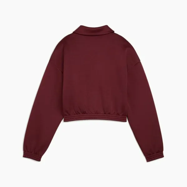 Puma Jackets and Outerwear PUMA 039s Relaxed Crop Track Jacket Ruby Shimmer 8211 Women Puma Jackets and Outerwear PUMA 039s Relaxed Crop Track Jacket Ruby Shimmer 8211 Women