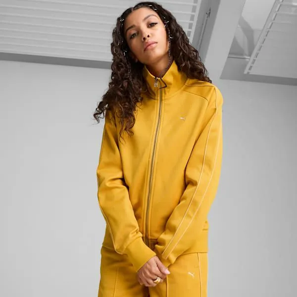Puma Jackets and Outerwear T7 039s Track Jacket Archive Gold 8211 Women