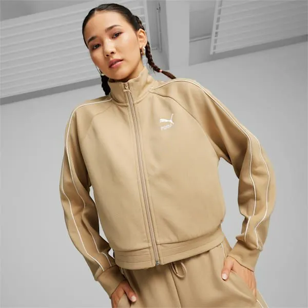 Puma Jackets and Outerwear T7 039s Track Jacket Prairie Tan 8211 Women