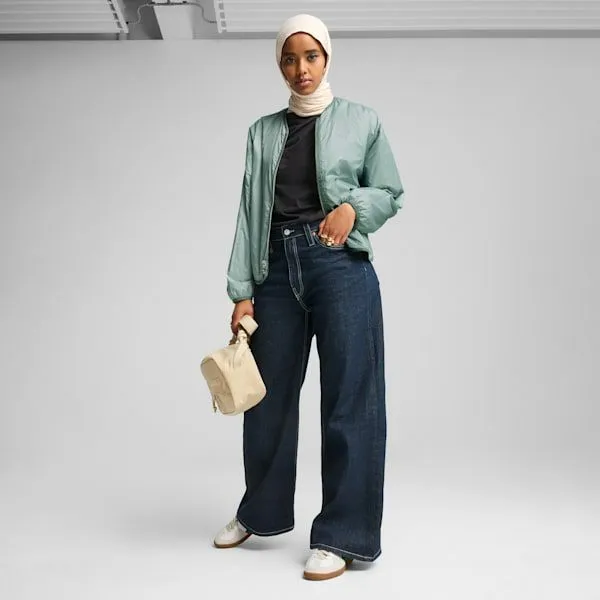 Puma Jackets and Outerwear Wardrobe Essentials 039s Relaxed Reversible Liner Jacket Green Moon 8211 Women Puma Jackets and Outerwear Wardrobe Essentials 039s Relaxed Reversible Liner Jacket Green Moon 8211 Women