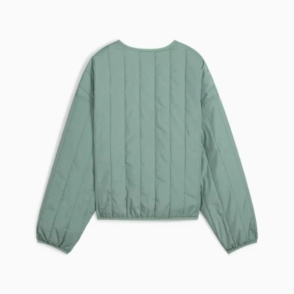 Puma Jackets and Outerwear Wardrobe Essentials 039s Relaxed Reversible Liner Jacket Green Moon 8211 Women Puma Jackets and Outerwear Wardrobe Essentials 039s Relaxed Reversible Liner Jacket Green Moon 8211 Women