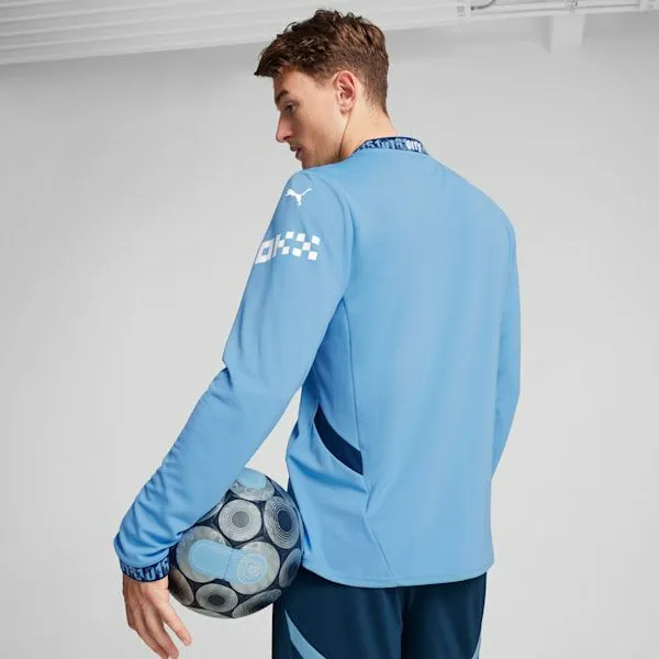 Puma Jerseys Manchester City 2425 Home 039s Long Sleeve Soccer Jersey Team Light Bluemarine Blue 8211 Men Puma Jerseys Manchester City 2425 Home 039s Long Sleeve Soccer Jersey Team Light Bluemarine Blue 8211 Men