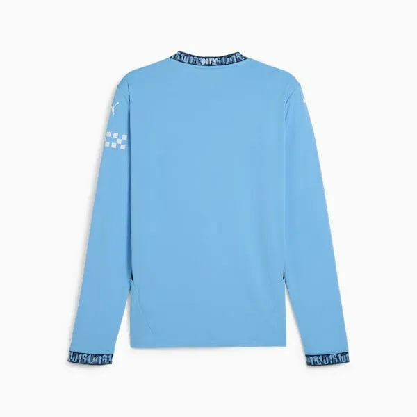 Puma Jerseys Manchester City 2425 Home 039s Long Sleeve Soccer Jersey Team Light Bluemarine Blue 8211 Men Puma Jerseys Manchester City 2425 Home 039s Long Sleeve Soccer Jersey Team Light Bluemarine Blue 8211 Men