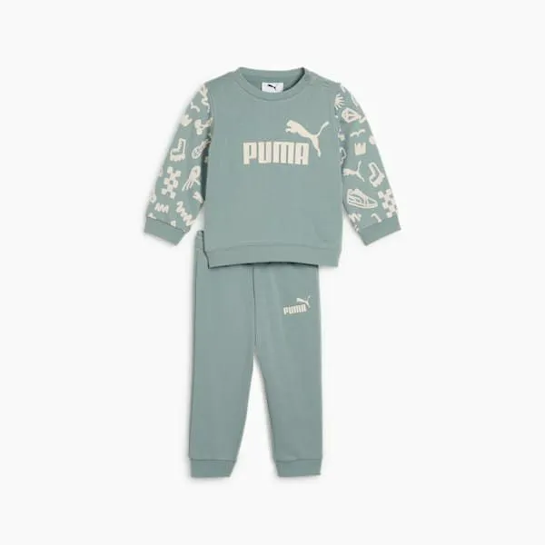Puma Kids 2Piece Minicats Sandy Adventures Toddlers039 Crew And Pants Set Green Moon 8211 Kids Puma Kids 2Piece Minicats Sandy Adventures Toddlers039 Crew And Pants Set Green Moon 8211 Kids